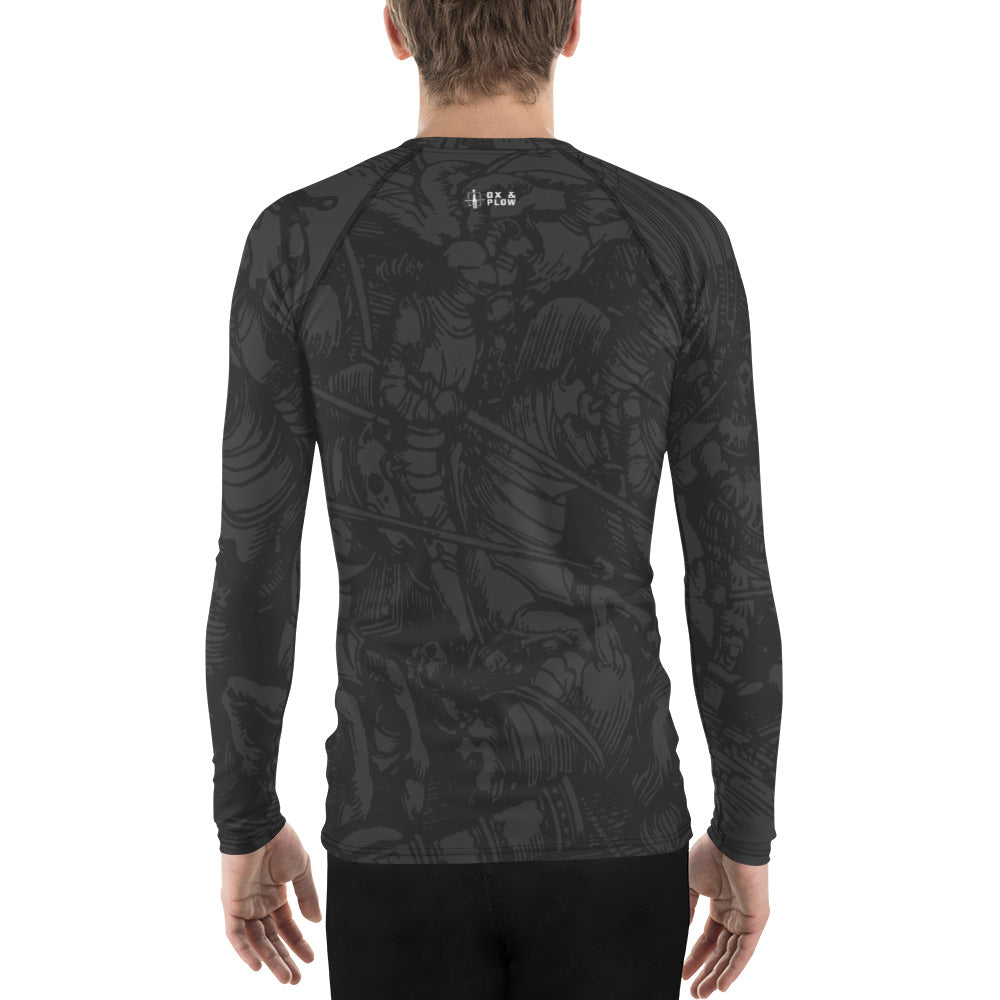 Blackout Landsknecht Battle Men's Rash Guard – Ox and Plow