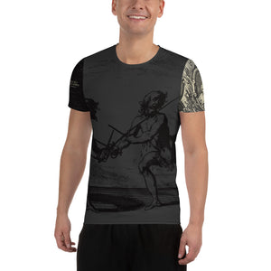 Capo Ferro Blackout Collection Men's Athletic T-shirt