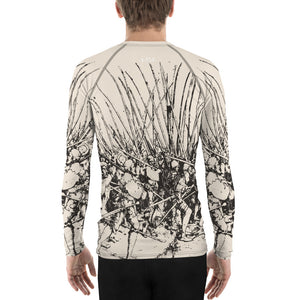 Parchment Bad War Men's Rash Guard