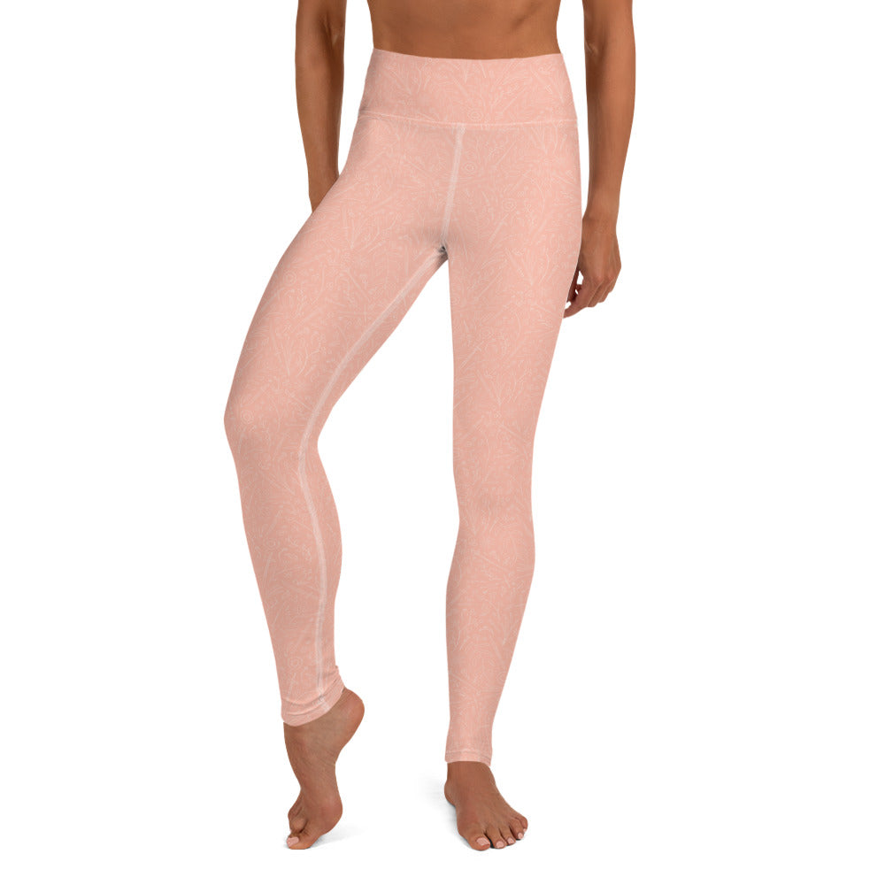 Pink Athena's Flourish HEMA High Waisted Leggings