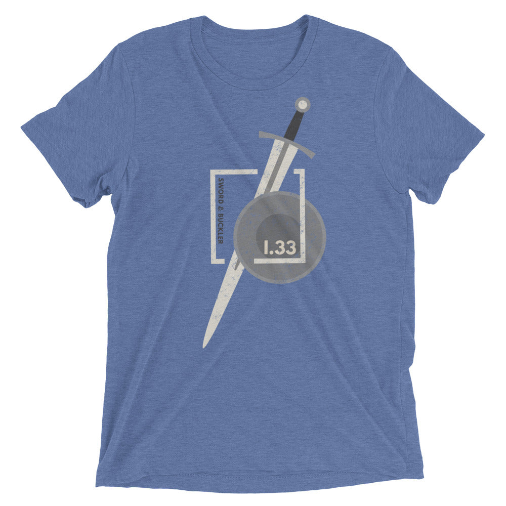 I.33 Sword and Buckler Tri-blend T-shirt