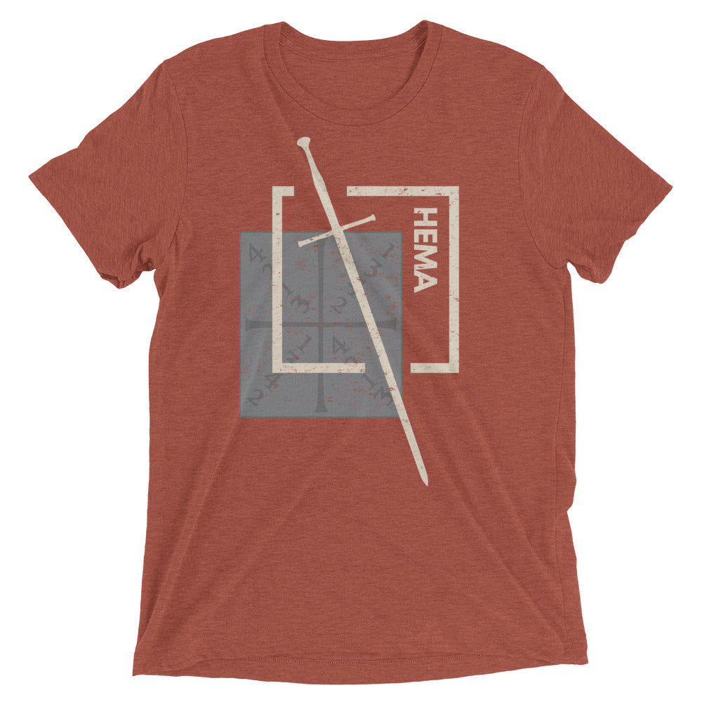 Meyer Square Longsword Tri-blend T-shirt
